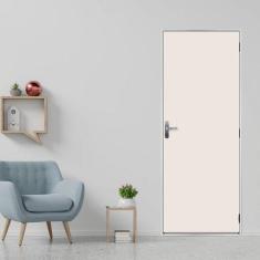 Imagem de Kit Porta De Madeira Lisa 215x95cm Com Batente De A o 06cm A