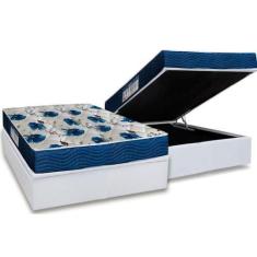 Imagem de Cama Box Baú Casal: Colchão Anatômico Ortobom D28 / Ep Iso 60 Super Fi