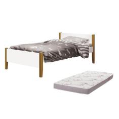Imagem de Cama Solteiro Simba P s Amadeirado Com Colch o D20 - Reller M