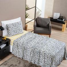 Imagem de Jogo De Cama Box Infantil Solteiro Malha 100% Algodão - Não Faz Bolinh