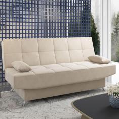 Imagem de Sofa Cama Floki 3 Lugares Bege - Casa Giulia