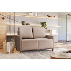 Imagem de Sofá Angela 2 Lugares em Suede Yescasa    Castor