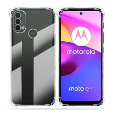 Imagem de Capa anti impacto/SHOCK transparente Para Moto E40 XT2159 - Cell In Po