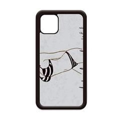 Imagem de Ilustração de beleza de biquíni estampa preta para iPhone 12 Pro Max capa para Apple Mini Mobile Case Shell