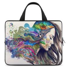 Imagem de Bolsa para laptop compatível com MacBook Pro M3/M2/M1, MacBook Pro, MacBook Air, iPad Pro, Surface Pro 9/8, 17 polegadas, bolsa de borracha de cloropreno