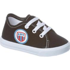 Imagem de Tenis Sapatinho De Sola  Bebe Com Cadarço Enfeite - Hb Moda Kids E Adu