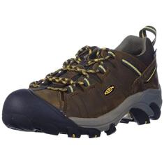 Imagem de KEEN Targhee 2 Tênis masculino de caminhada impermeável de altura baixa, Cascade marrom/amarelo dourado, 42
