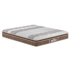 Imagem de Colchão King Anatômico D33 / Firmepedic Guarda Costas PróIntense Plus Pillow Top Brown (193x203x28) - Probel