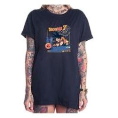 Imagem de Camiseta blusao feminina Dragon Ball z esferas do dragao