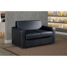 Imagem de Sofá para Sala de Estar 2 Lugares 150cm Basic Preto