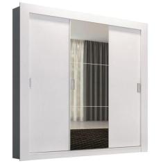Imagem de Guarda-Roupa Solteiro Édez Easy, 1,70m, 3 Portas de Correr, Espelho, T