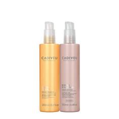 Imagem de Kit Cadiveu Nutri Glow Repair Solution Booster Proteína (2 Produtos)