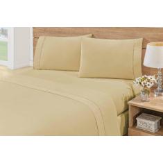 Imagem de Jogo De Lençol Ou De Cama Solteiro 2 Peças Percal 180 Fios Ponto Palit