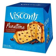 Imagem de Chocotone Visconti Gotas De Chocolate Ao Leite 400G Panetone