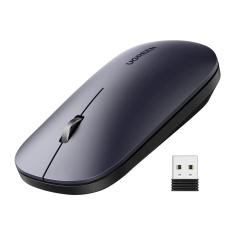 Imagem de Mouse Sem Fio Ugreen 4000dpi 2.4GHz Cinza Preto