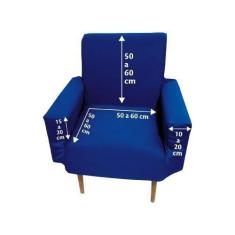 Imagem de Capa Poltrona Sala. Modelo Tradicional. - Taty Capas E Confecções