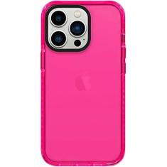 Imagem de Capa transparente neon para iPhone 14 Pro (6,1 polegadas), lindas capas de telefone retrô vibrantes para mulheres acessórios dos anos 80, capa protetora de silicone macio à prova de choque para iPhone