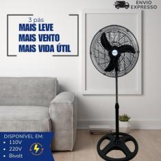 Imagem de Ventilador Pedestal Coluna Ajustável 45cm 3 Velocidades12v Bivolt - La