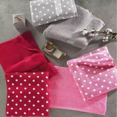 Imagem de Toalha De Banho Poá Bolinhas Felpuda Prisma Döhler 70x140cm