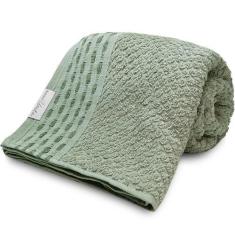 Imagem de Toalha de Banho Karsten Chardon 100% Algodão - Barra em Anarruga Gross