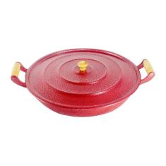 Imagem de Frigideira Panela Alça De Alumínio Fundido Craqueada 30Cm