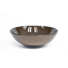 Imagem de Cuba De Vidro Redonda 31Cm Marrom