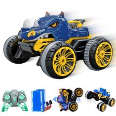 Imagem de Carro de controle remoto senbyowei Stunt Rhino Truck com LED 4-13y