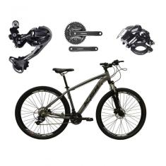 Imagem de Bicicleta Aro 29 Ksw Xlt Shimano Deore E Altus 27v Freio Hidráulico Garfo Trava - Grafite Tam.15