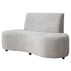 Imagem de Sofá Orgânico Coréia 2 Lugares 160cm Bouclê - SOFA STORE, Bouclê Cinza