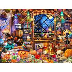 Imagem de Quebra-cabeça Vermont Christmas Company Halloween 550 peças