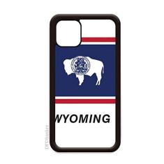 Imagem de Contorno Bandeira State Wyoming para iPhone 12 Pro Max Capa para Apple Mini Mobile Case