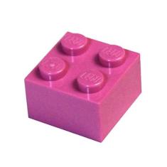 Imagem de Peças e peças LEGO: rosa escuro (roxo brilhante) 2x2 tijolo x20