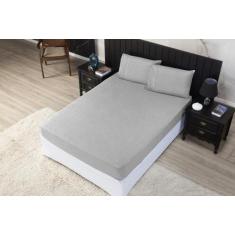 Imagem de Jogo de lençol Casal 400 fios 3pç ponto palito - SAFIRA ENXOVAIS, Linh