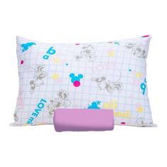 Imagem de Jogo De Lençol 2 Peças Portallar Disney Minnie Be Happy-rosa Cravo Solteiro