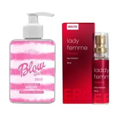 Imagem de Perfume Feminino Feromonio Blow Girl Gel Aromatizant Virilha - Hot Flo
