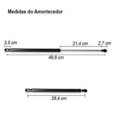 Imagem de Amortecedor Tampa Traseira Porta Malas Golf 1999 À 2013 Audi A3 1997 À 2006 Cinoy Yn-Amvw009