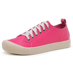 Imagem de Tenis Casual Flatform Feminino Com Cadarço Palmilha EVA Macia Basico Confortavel-Feminino