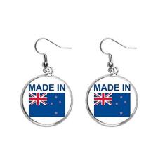 Imagem de Brincos de prata feitos na Nova Zelândia Country Love Ear pendentes joia feminina