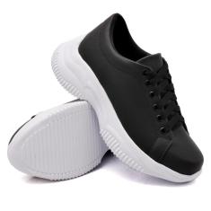 Imagem de Tênis Feminino Casual Sneaker Chunky Sola Alta com Cadarço-Masculino