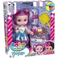 Imagem de Boneca Loira Baby Vem Brincar Gelateria - Com Acessórios Cotiplás