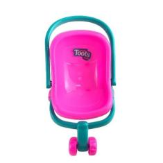 Imagem de Carrinho Para Boneca 19cm,Brinquedo Para Passeio Rosa E Azul Novidade