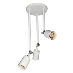 Imagem de Plafon De Sobrepor 3 Lâmpadas E27 Pointer Taschibra Branco
