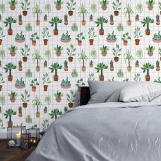 Imagem de Papel De Parede Adesivo Plantas Folhas N03016 0,58X3,00M