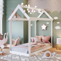 Imagem de Cama Infantil Montessoriano Meu Fofinho Art In Moveis Mc7005 Branco