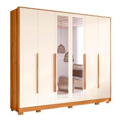 Imagem de Guarda Roupa Fascínio 6 Portas com Espelho Albatroz Moveis