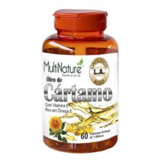 Imagem de Óleo de Cártamo com Vitamina E MultiNature 60 Cápsulas de 1000mg 