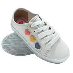 Imagem de Tênis Molekinha Infantil Meninas, Branco, 33