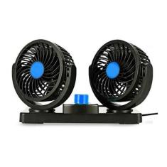 Imagem de Ventilador Duplo Veicular  Caminhão 2 Velocidades 12V 6.5W  - Eu.preci