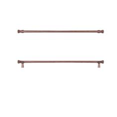 Imagem de O armário de aço inoxidável de bronze antigo segura os botões da barra de t puxadores modernos da gaveta para a ferragem do armário de cozinha para o quarto, ac, 320mm, 1