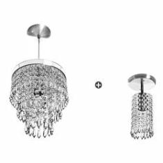 Imagem de Lustre Pendente Manucrillic + Lustre Clearcrillic Redondo